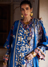 Elan Luxury Embroidered Lawn 3 Piece Unstitched Suit EL25LL AURELIA EL25-08 A